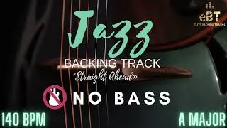 "Straight Ahead" - Jazz Backing Track [NO BASS]