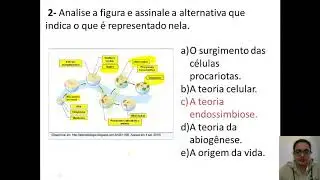 Exercícios sobre células procariontes e eucariontes