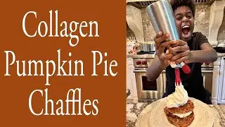 Collagen Pumpkin Pie Chaffles