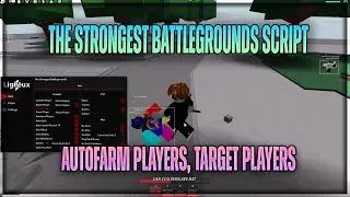 The Strongest Battlegrounds Script Hack | AUTOFARM PLAYERS, TARGET PLAYERS | OP GUI SCRIPT