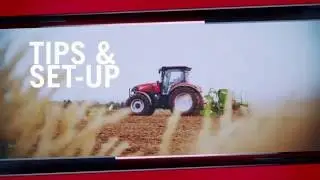 CASE IH TIPS & SET-UP - CVX AGGRESSIVENESS SETTINGS