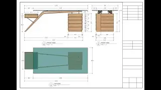 SKETCHUP LAY OUT how to make working drawings of furniture with sketchup layout