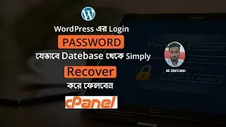 How to reset wordpress admin password in cpanel | WordPress recover Password from database in Bangla