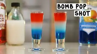 Bomb Pop Shot - Tipsy Bartender