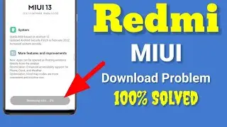 retrieving info update problem | miui 13 retrieving info problem