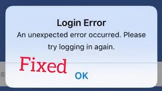 An Unexpected Error Occurred Please Try Logging in Again | How To Fix Facebook Login Error | Problem