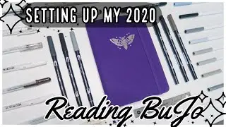 2020 READING BULLET JOURNAL SETUP