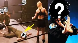 She fought men in the ring