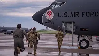 Nuclear Alert Scramble – Crews Rush KC-135 to Middle East!