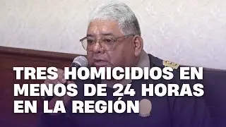 Tres homicidios en menos de 24 horas en la región