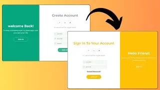 How To Make Login & Registration Form Using HTML And CSS & JS Step By Step