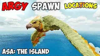 ASA: BEST Argentavis Spawn LOCATIONS | ARK Survival Ascended The Island