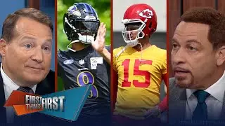 SB or bust for Lamar, Stroud-Burrow a threat to Mahomes, who wins AFC East? | FIRST THINGS FIRST