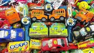 Back to School Bus Candy Filled Bus & Lollipops & A lot of Candy