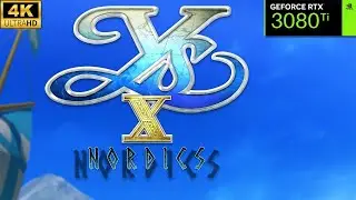 Ys X: Nordics PC 4K Gameplay | RTX 3080 Ti 12GB + Intel i5 13500