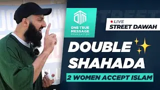 ✌️2 Sisters Embrace ISLAM in Just 2 MINUTES! ⏳✨ Allahu Akbar! 🌟