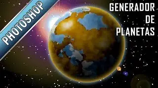 ⭐Como crear o GENERAR ALEATORIAMENTE un Planeta en Photoshop - 2020 opciones