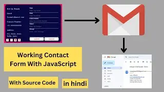 how to create working contact form with JavaScript | how to send email with JavaScript | use smtp.js