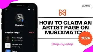 How To Claim An Artist Page On Musixmatch | Verify Artist Account