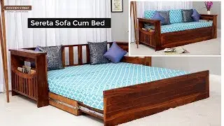 Sofa Cum Bed - Sereta Sofa Cum Bed Online @ Wooden Street