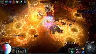 [POE] 4-11k ES regen, 24k ES Scorching ray UBER ATZIRI KILL - last day before 3.0 ES nerf *SSJ*