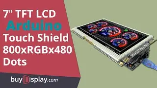 Arduino Tutorial: 7" TFT LCD Display SSD1963 Module Touch Screen Shield 800x480 with Arduino Due