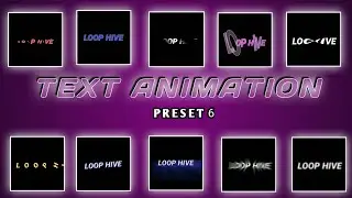 Top 10🔥Alight Motion Text Animation Presets |AlightMotion Preset Download Free 10 text presets| (6)