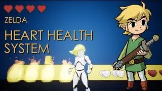 Lets Create Legend of Zelda Health Mechanic UE4 / Unreal Engine 4 Game Mechanics