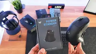 BEST Wireless Charging Stand for Logitech G502 / PRO / PRO X | EZY Power Stander Light