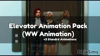 Elevator Animation Pack (WW) | Sims 4 Animations