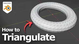 Blender how to triangulate faces