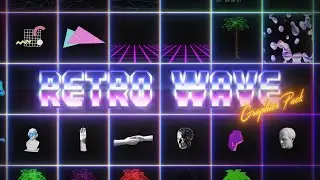 FREE Synthwave and Vaporwave Graphics | Free Assets