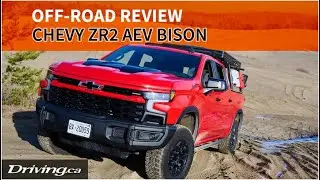 Off-Roading the 2023 Chevrolet Silverado ZR2 Bison AEV | Pickup Review | Driving.ca