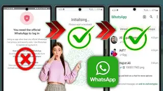 Você precisa do WhatsApp oficial para fazer login Problema | Solução de problema de login doWhatsApp