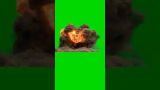 Realistic Explosion green screen effects 