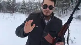 АКС-74 стилизация от АК-74М тюнинг, стрельба