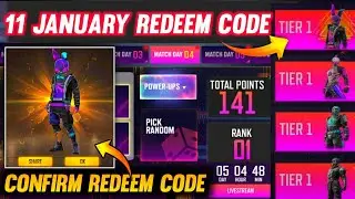 Free Fire Redeem Code Today | Ffpl Dream Team Redeem Code | 11 January Redeem Code | FF Redeem Code