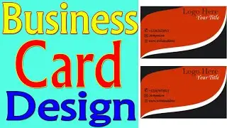 Business card design in coreldraw | Visiting Card design in corel draw | By Zeegaols