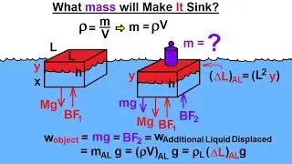 Physics 33.5  Buoyancy Force (3 of 9) What Will Make It Sink?