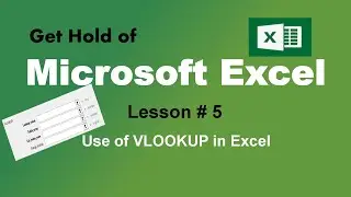 Microsoft Excel Tutorials - Use of Formula VLOOKUP in MS Excel