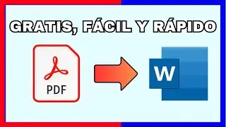 Cómo CONVERTIR PDF a WORD ¡SIN PROGRAMAS!