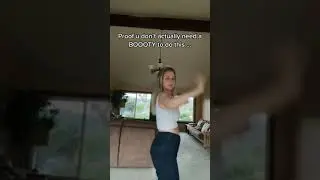 How to do the twerk TIKTOK DANCE w/a flat booty 