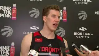 Raptors Practice: Jakob Poeltl - October 12, 2016