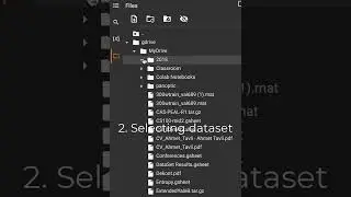 Upload dataset to the Colab using Google Drive