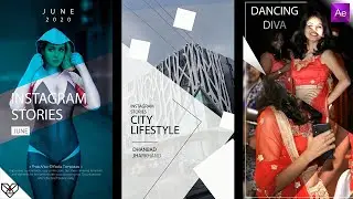 Free - Instagram stories slides Vol-3  | Free download After Effects Template