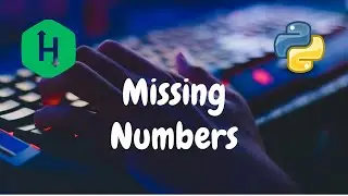 169 - Missing Numbers | Search | Hackerrank Solution | Python