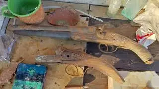 Находки на обмелевшем дне Каховского водохранилища.