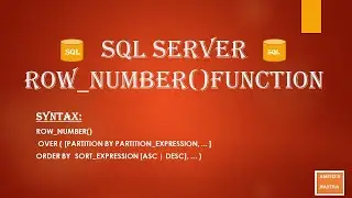 SQL Server Important Topics/ Row_Number Function/Remove Duplicate Rows