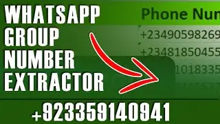 How to get all numbers from whatsapp group | How to download whatsapp group contacts