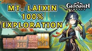 Mt. Laixin 100% Exploration GENSHIN IMPACT 4.4